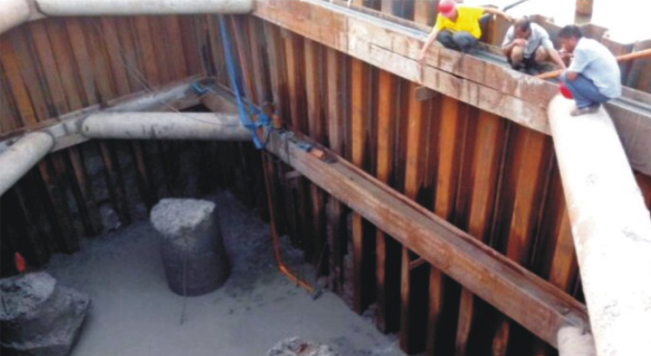 钢板桩应用于泰国港口支护工程